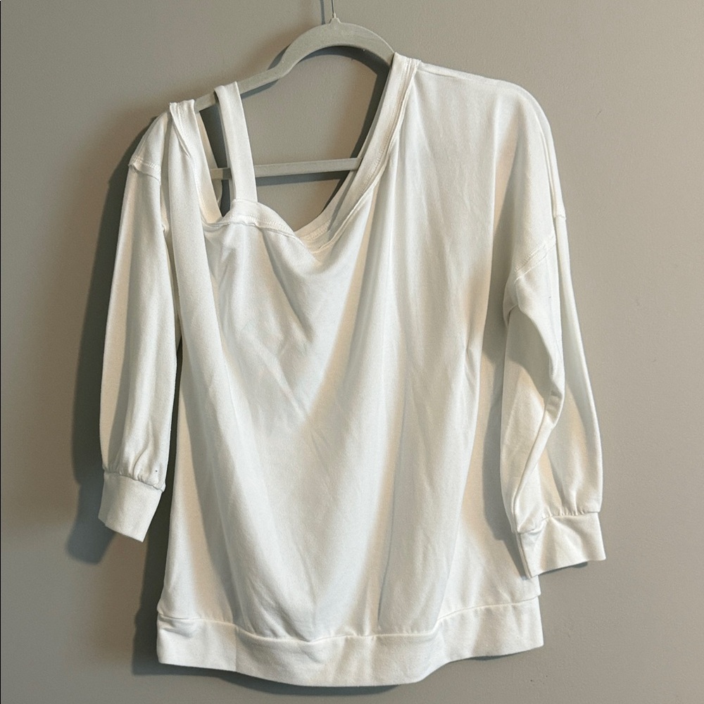 Women's White Casual Top